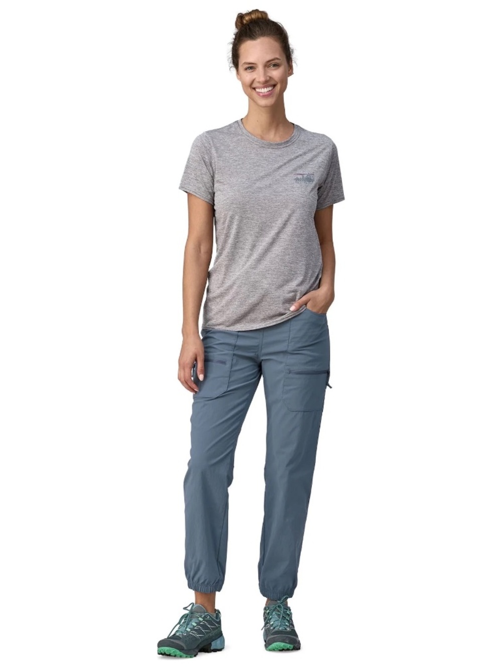 NWT Patagonia Women's Quandary Joggers Utility Blue L 56146 Rare Color